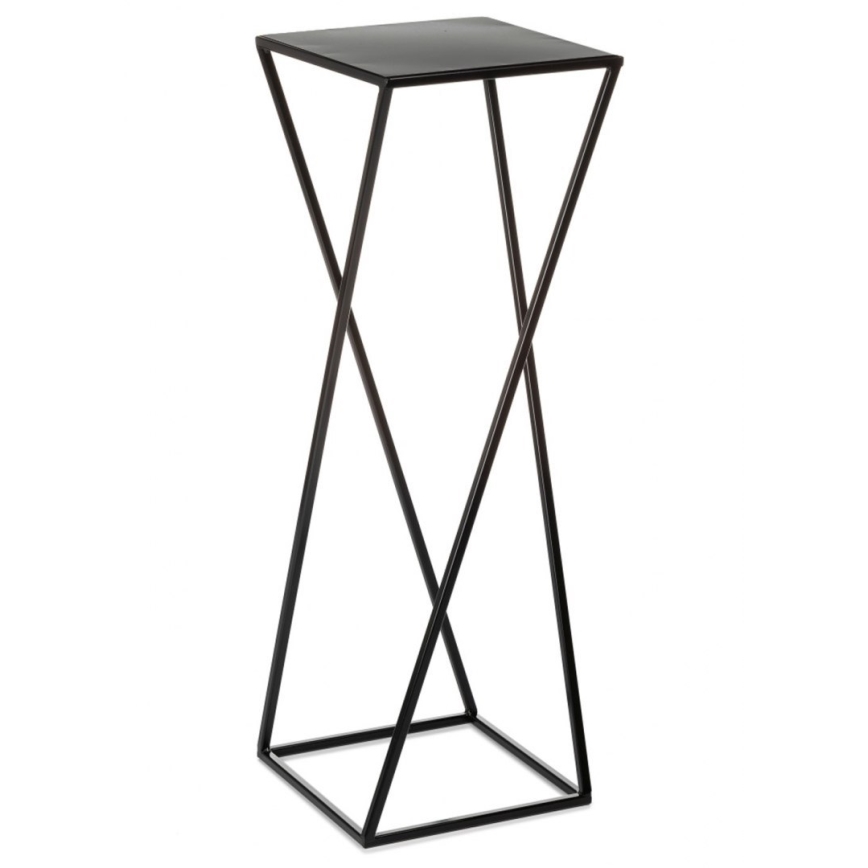 Stalak za cvijeće 70x24 cm crna