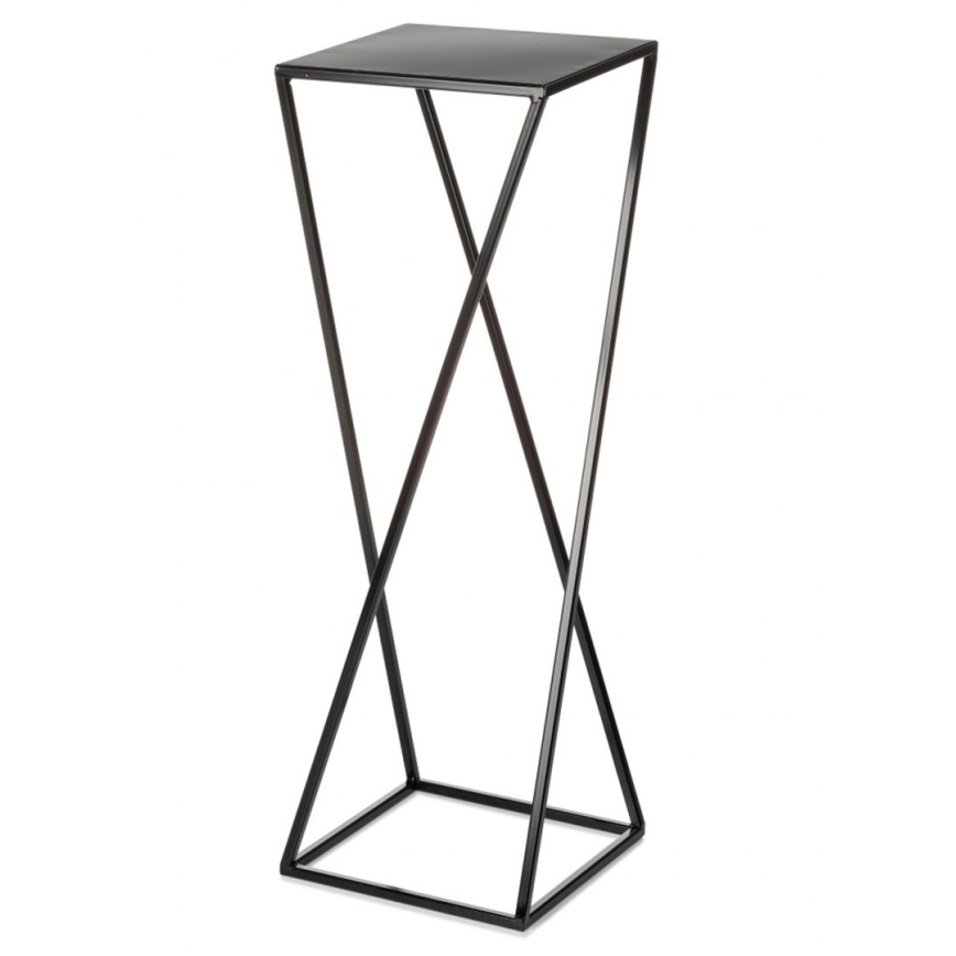 Stalak za cvijeće 70x24 cm crna