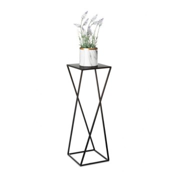Stalak za cvijeće 70x24 cm crne boje