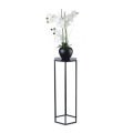 Stalak za cvijeće 70x24 cm crne boje