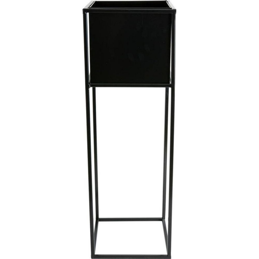 Stalak za cvijeće 70x24 cm crne boje