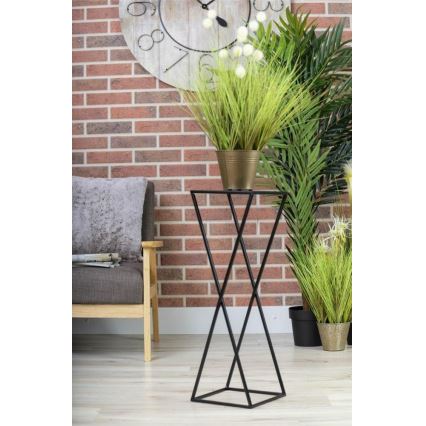 Stalak za cvijeće 70x24 crne boje