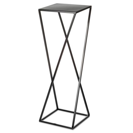 Stalak za cvijeće 70x24 cm crne boje