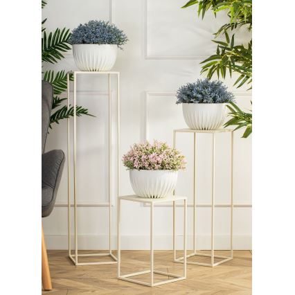 Stalak za cvijeće 70x24 cm krem