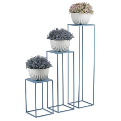 Stalak za cvijeće 70x24 cm plava