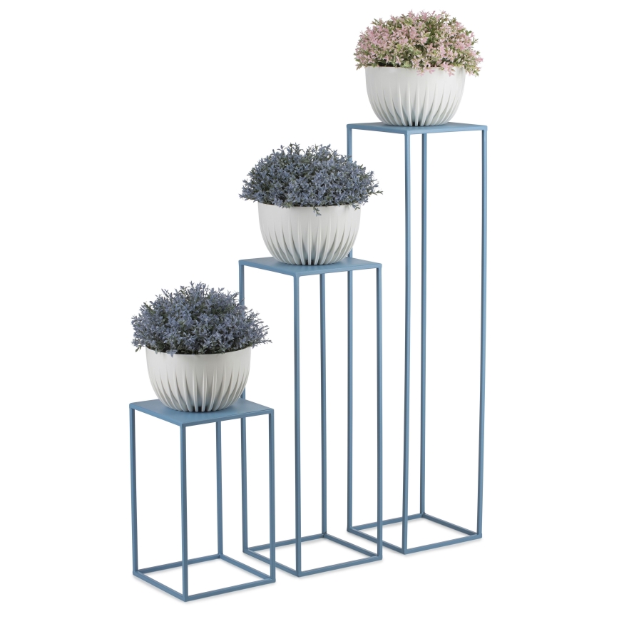 Stalak za cvijeće 70x24 cm plava