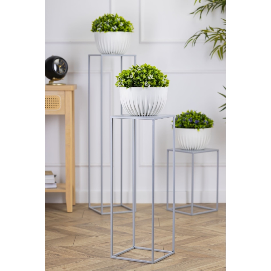 Stalak za cvijeće 70x24 cm siva