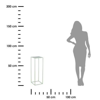 Stalak za cvijeće 70x24 cm svijetlo zelena