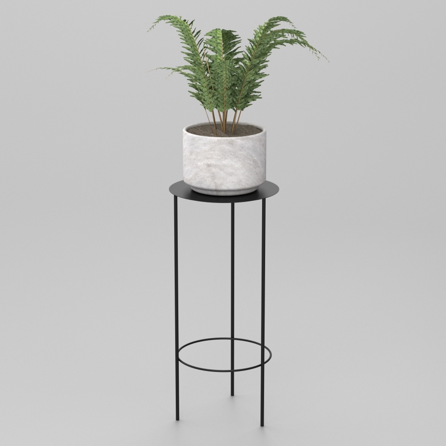 Stalak za cvijeće 70x32 cm crna