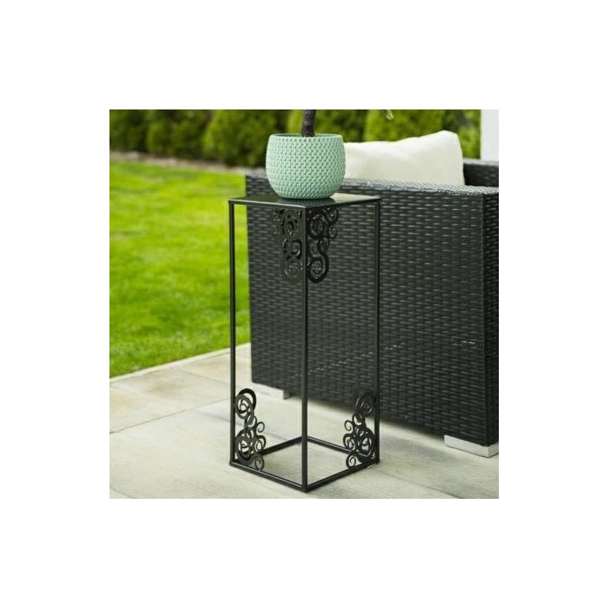 Stalak za cvijeće 80x24 cm crna