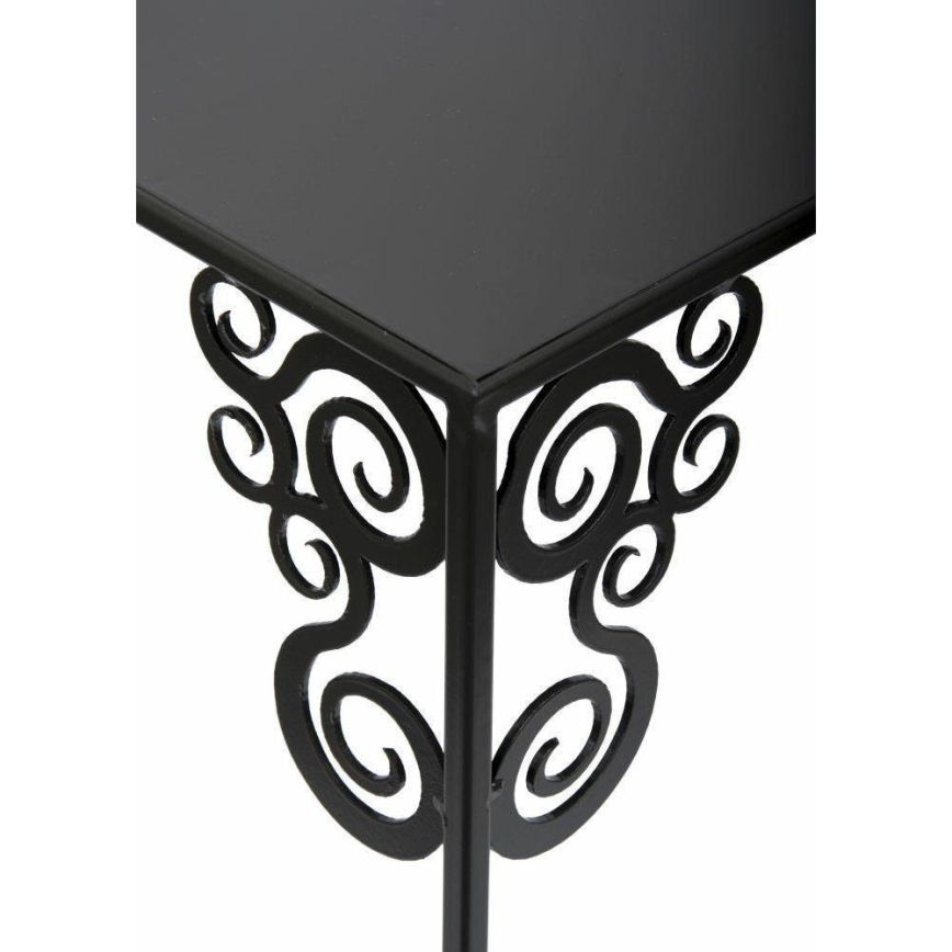 Stalak za cvijeće 80x24 cm crna