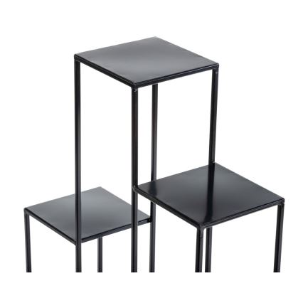 Stalak za cvijeće 80x60 cm crne boje