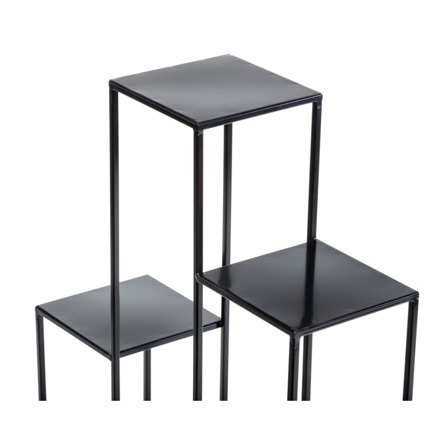 Stalak za cvijeće 80x60 cm crne boje