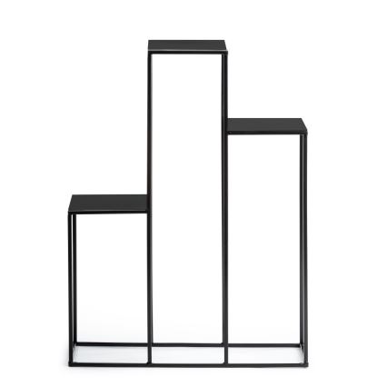 Stalak za cvijeće 80x60 cm crne boje