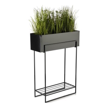 Stalak za cvijeće 82x60 cm crna