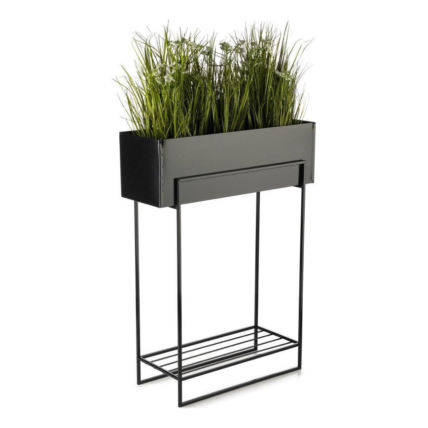 Stalak za cvijeće 82x60 cm crna