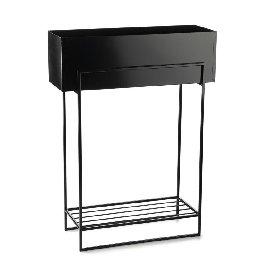 Stalak za cvijeće 82x60 cm crna
