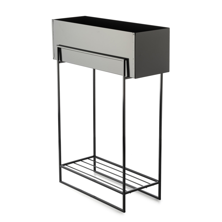 Stalak za cvijeće 82x60 cm crna