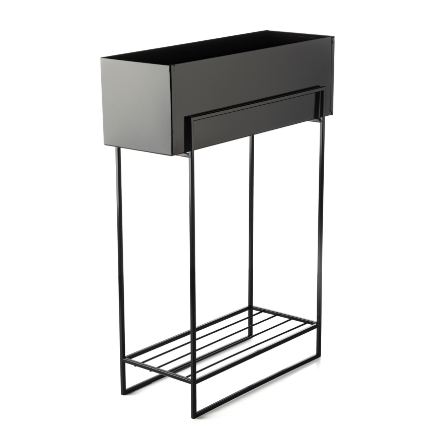 Stalak za cvijeće 82x60 cm crna