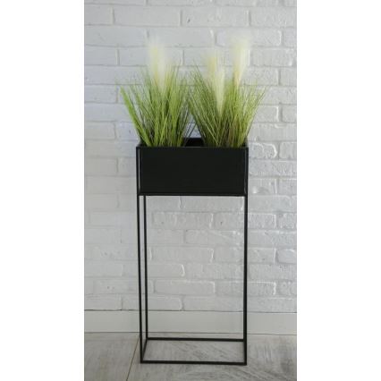 Stalak za cvijeće 90x44 cm crna