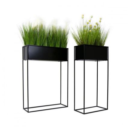 Stalak za cvijeće 90x44 cm crna