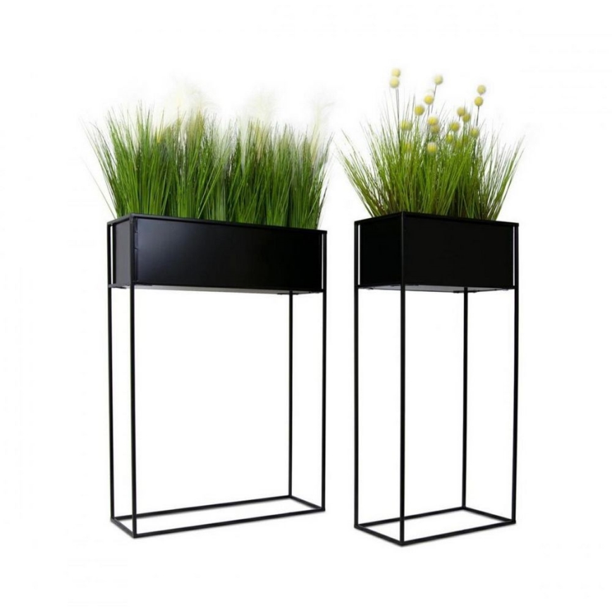Stalak za cvijeće 90x44 cm crna