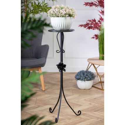 Stalak za cvijeće 95x39 cm crna