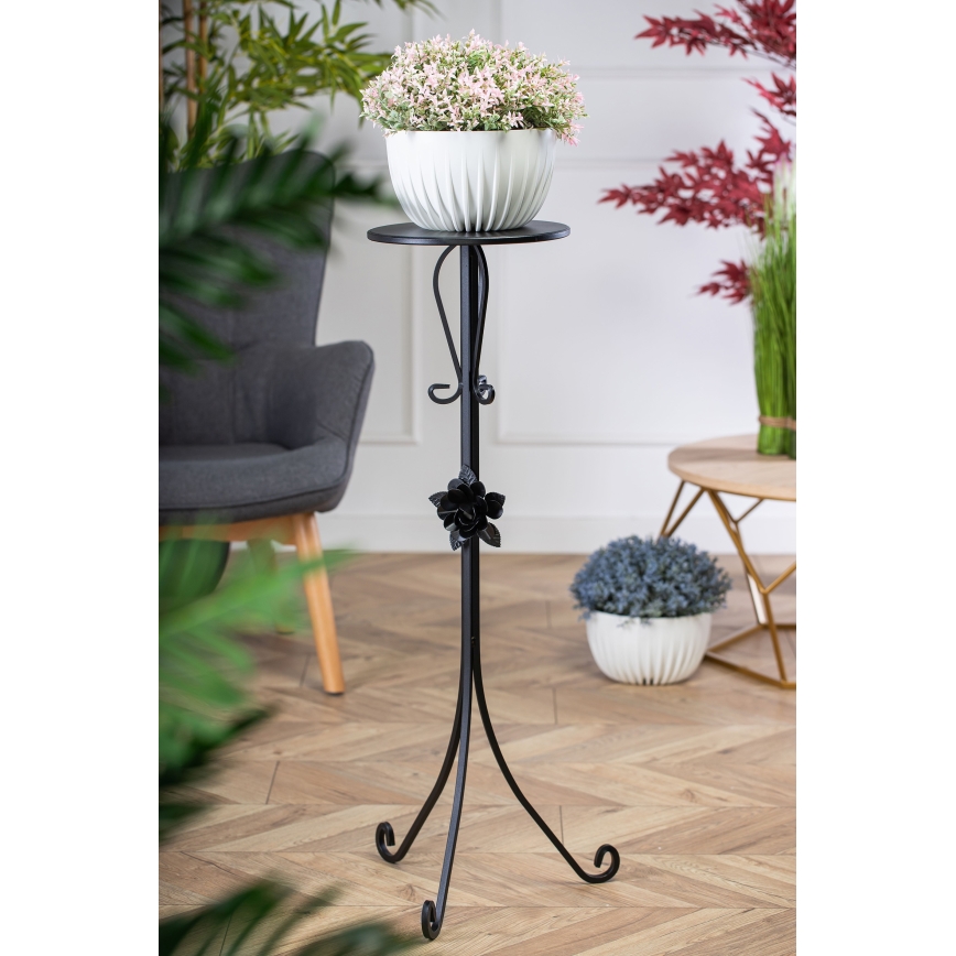 Stalak za cvijeće 95x39 cm crna