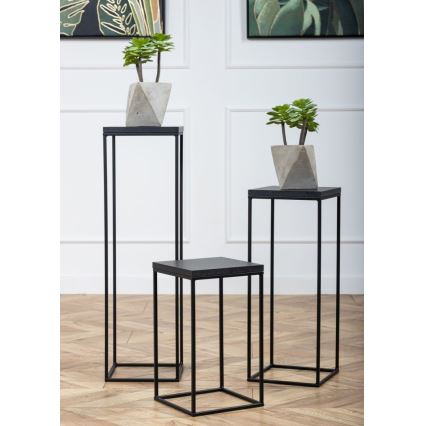 Stalak za cvijeće BASICLOFT 40x24 crna
