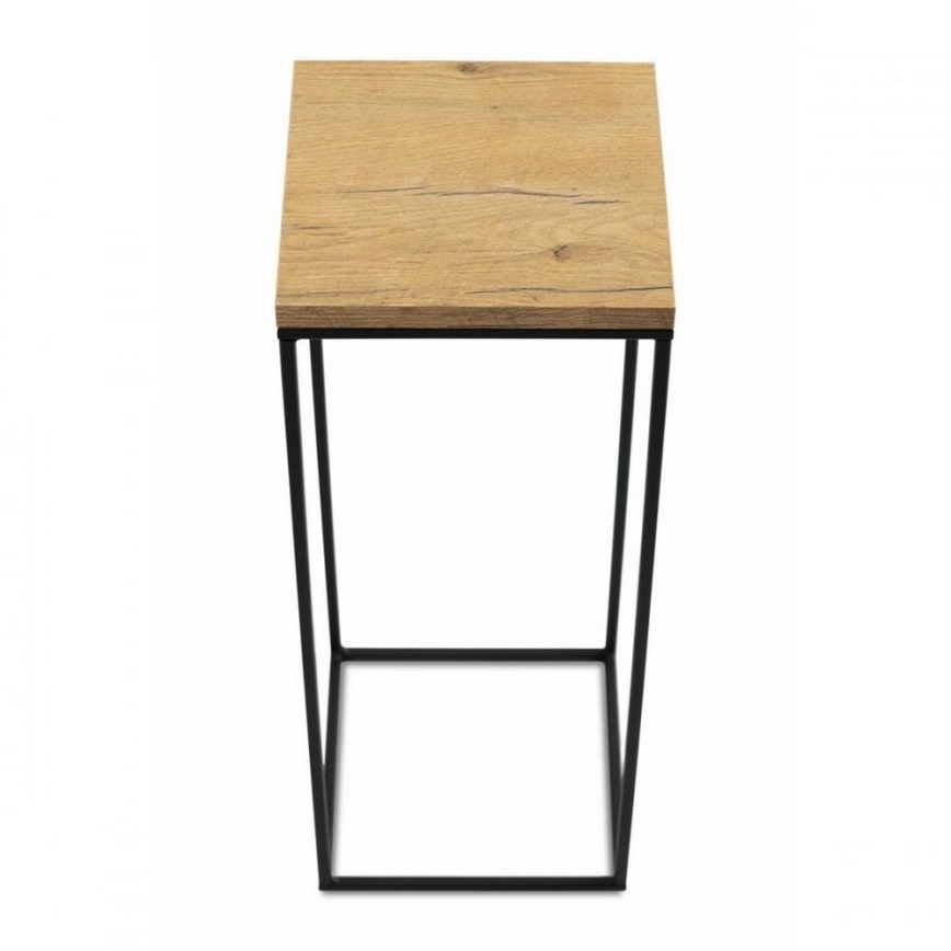 Stalak za cvijeće BASICLOFT 60x24 crna/smeđa