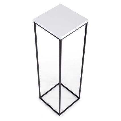 Stalak za cvijeće BASICLOFT 80x24 crna/bijela