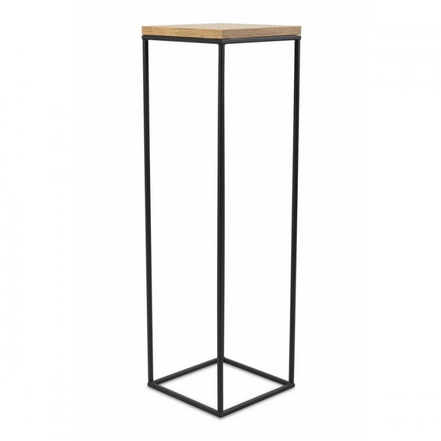 Stalak za cvijeće BASICLOFT 80x24 crna/smeđa