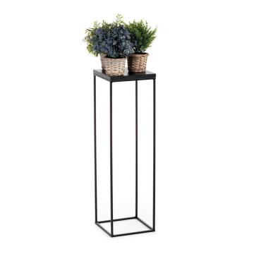 Stalak za cvijeće BASICLOFT 80x24 crni