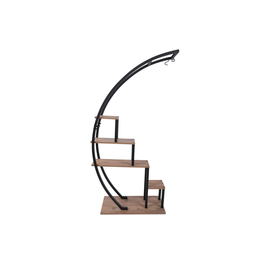 Stalak za cvijeće GARDEN 180x85 cm smeđa/crna