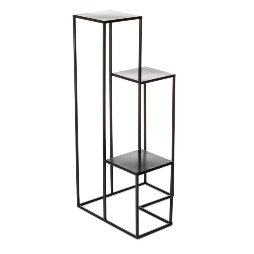 Stalak za cvijeće KASKADA 85x40 cm crna