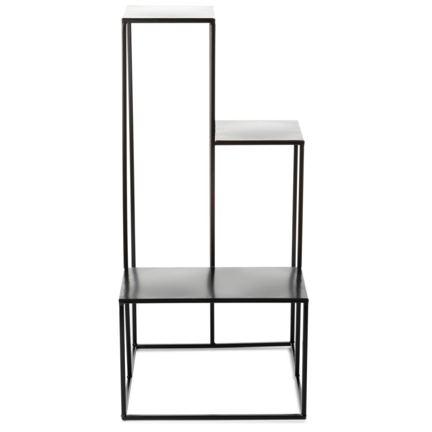 Stalak za cvijeće KASKADA 85x40 cm crna