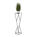 Stalak za cvijeće LOFT 100x23,5 cm crne boje