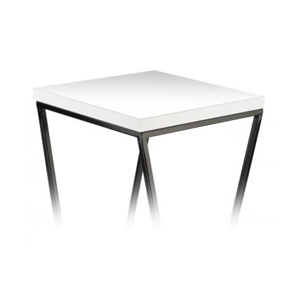 Stalak za cvijeće LOFT 100x24 cm crna/bijela
