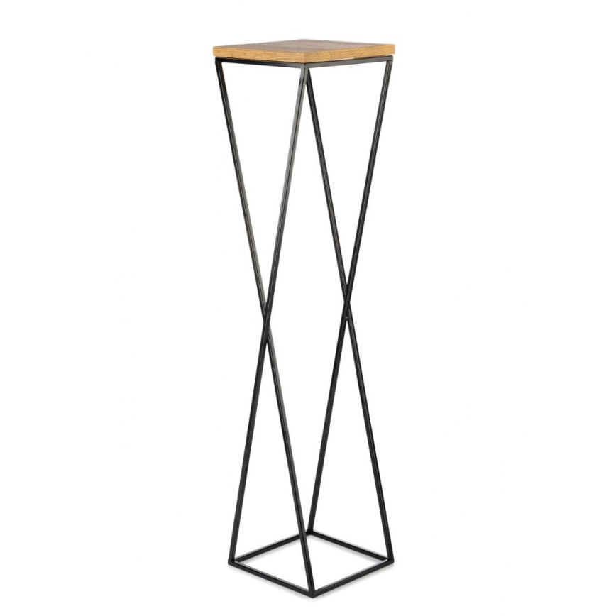 Stalak za cvijeće LOFT 100x24 cm crna/smeđa