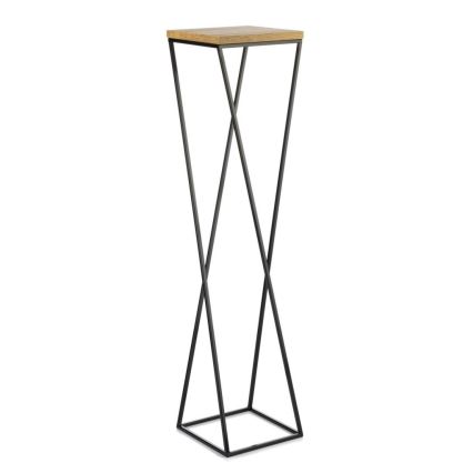 Stalak za cvijeće LOFT 100x24 cm crna/smeđa