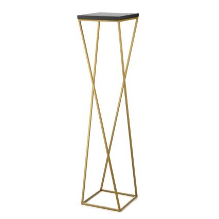 Stalak za cvijeće LOFT 100x24 cm zlatna/crna