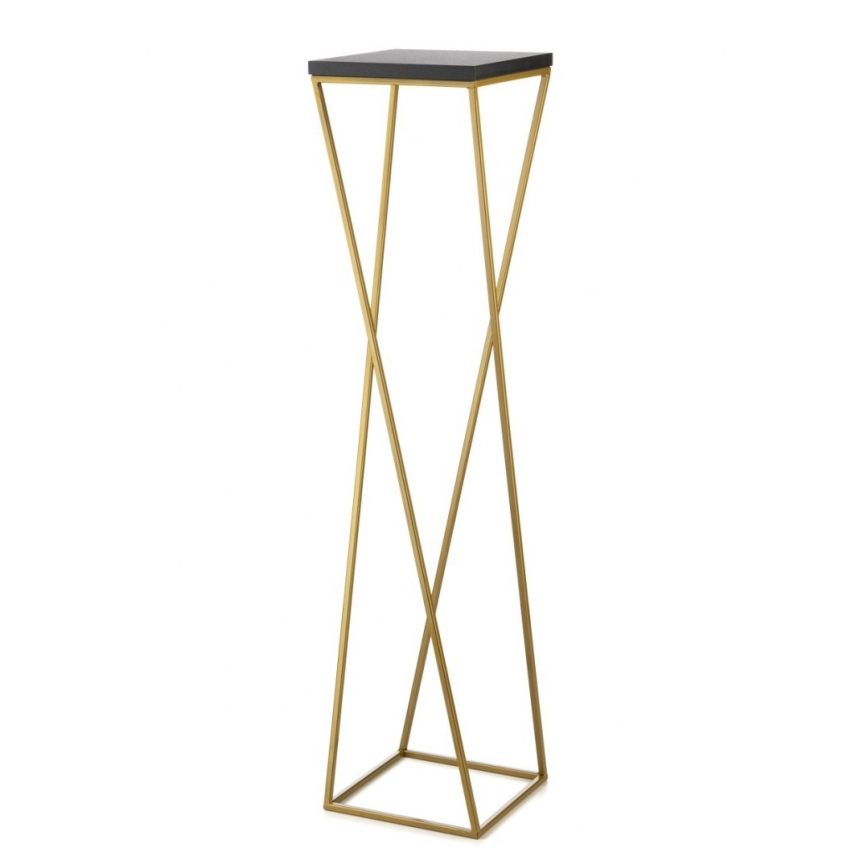 Stalak za cvijeće LOFT 100x24 cm zlatna/crna