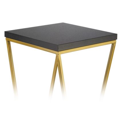 Stalak za cvijeće LOFT 100x24 cm zlatna/crna