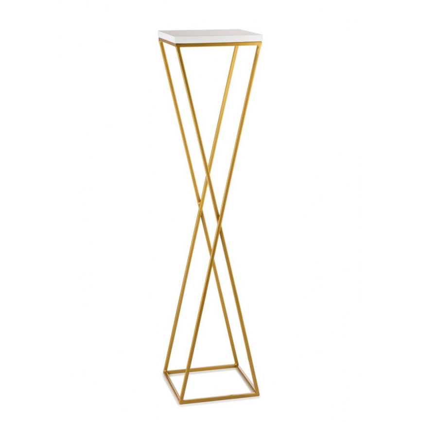 Stalak za cvijeće LOFT 100x24 cm zlatna/crna