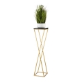 Stalak za cvijeće LOFT 100x24 cm zlatna/crna