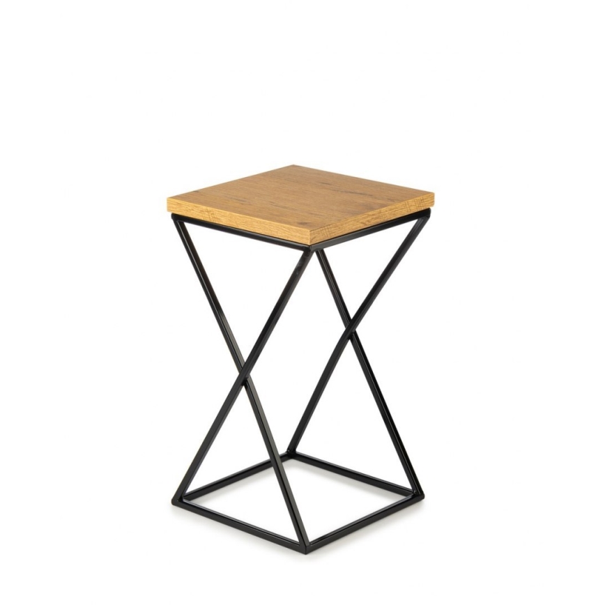 Stalak za cvijeće LOFT 40x24 cm crna/smeđa