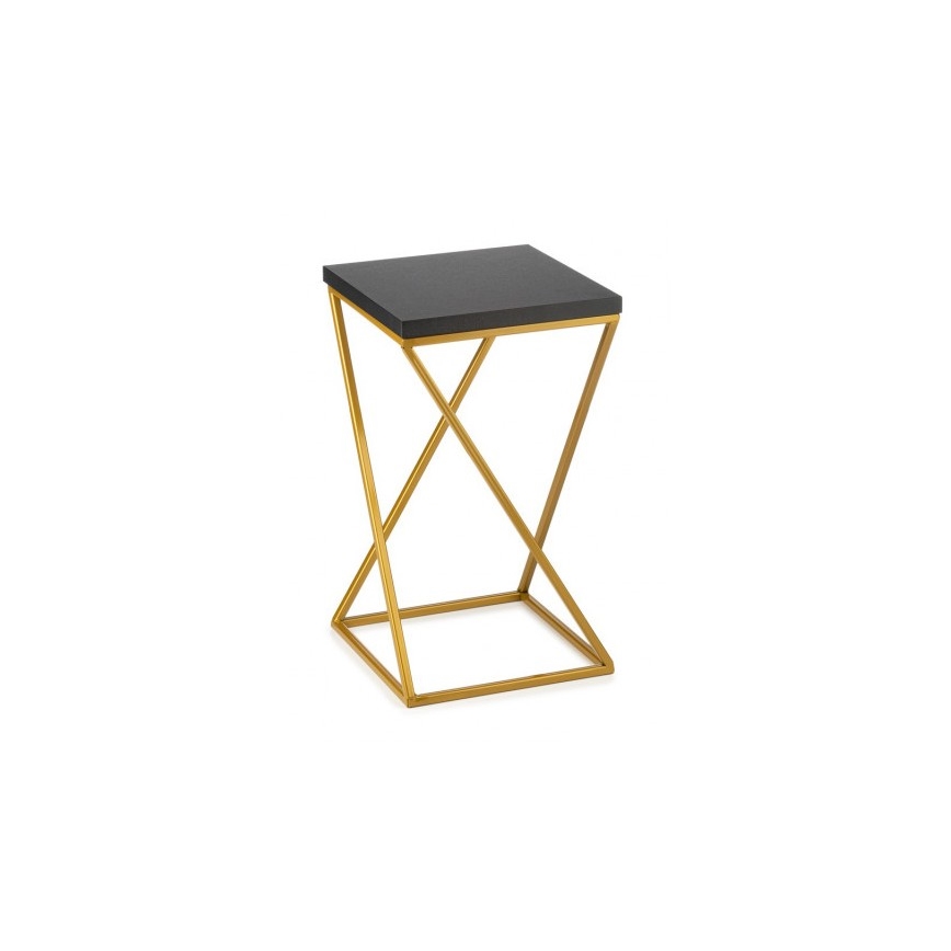 Stalak za cvijeće LOFT 40x24 cm zlatna/crna