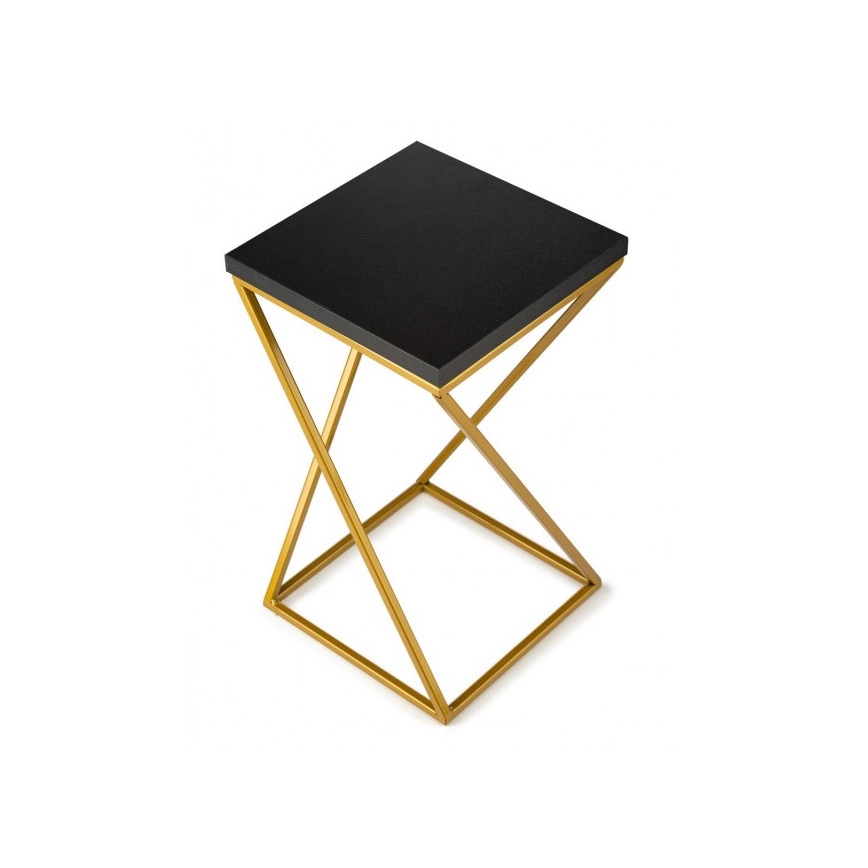 Stalak za cvijeće LOFT 40x24 cm zlatna/crna
