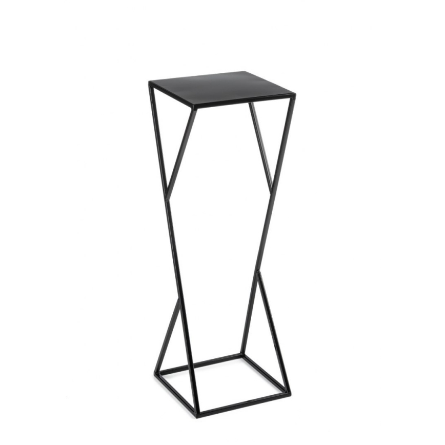 Stalak za cvijeće LOFT 70x23,5 cm crna