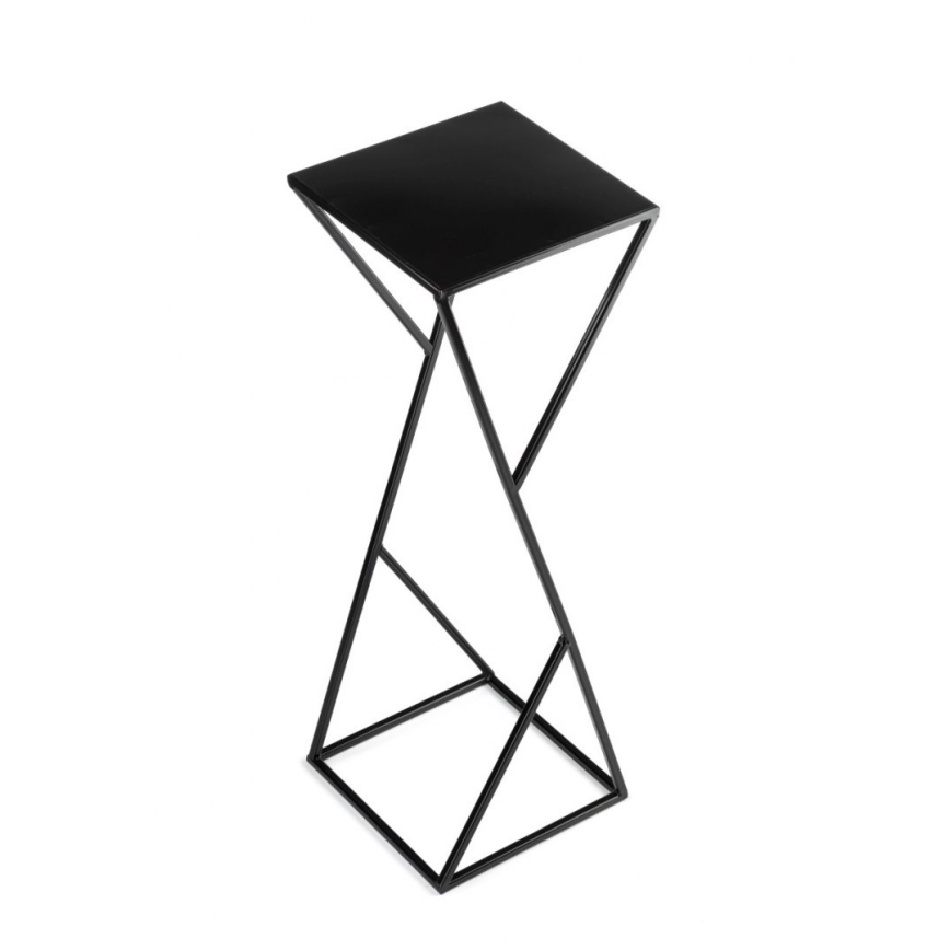 Stalak za cvijeće LOFT 70x23,5 cm crna